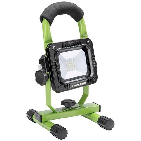 POWERSMITH Rechargeable Work Light, 16 W, LithiumIon Battery, 1Lamp, LED Lamp, 800400200 Lumens PWLR108S